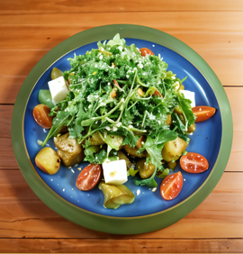 crispy eggplant salad